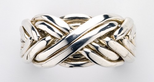 8BA Mens Puzzle Ring
