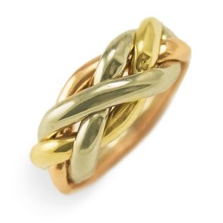 4C3 Mens Puzzle Ring