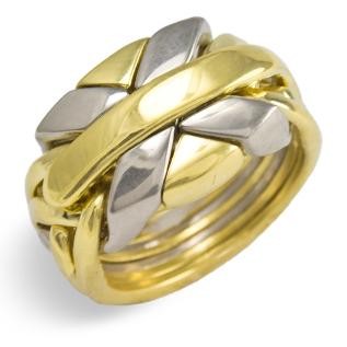 7NSP Mens Puzzle Ring